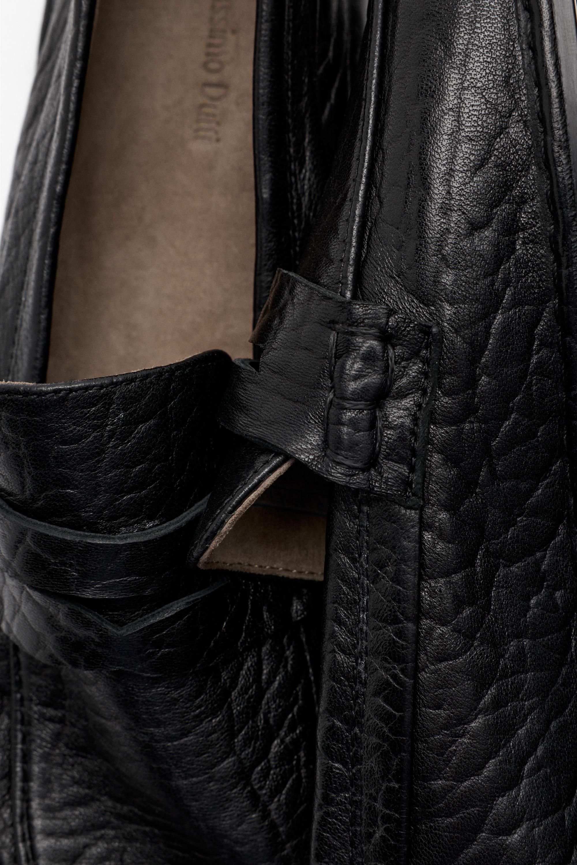 Mocassin en cuir souple
